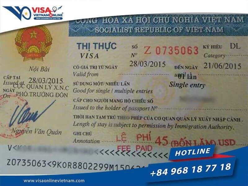 What does multiple entry Vietnam visa mean?
